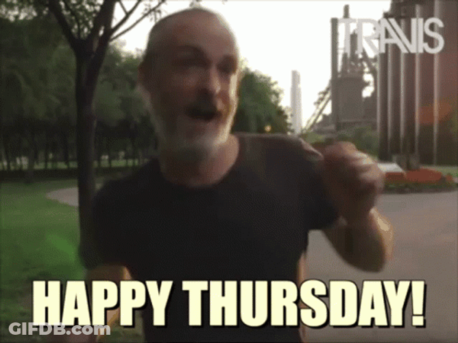 Fran Healy Happy Thursday Meme GIF