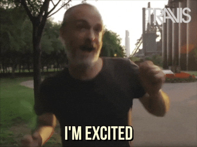 Fran Healy Is So Excited Meme GIF