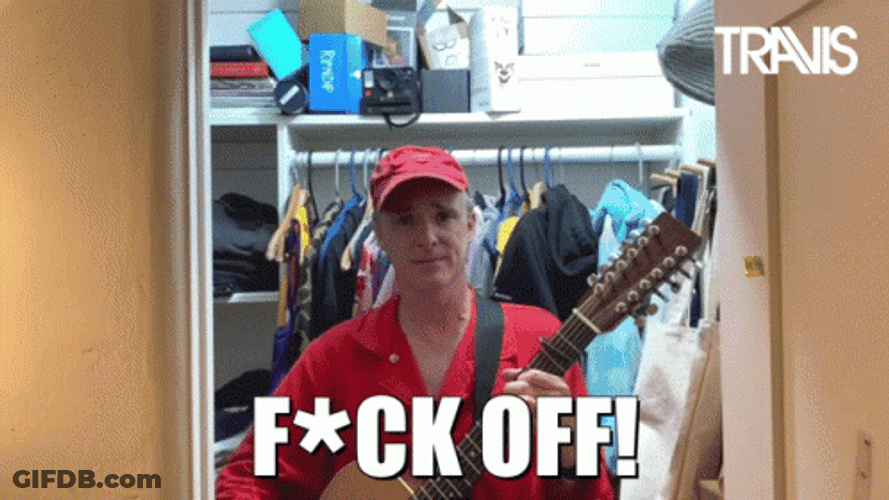 Fran Healy Travis Slamming Door GIF