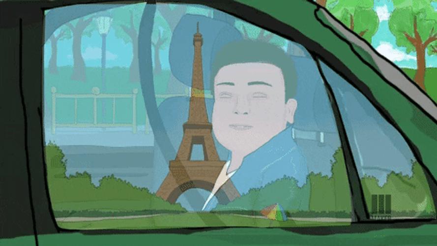 France Eiffel Tower Fat Jew Looking GIF