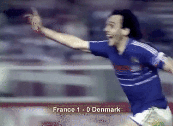 France National Team Excited Player Running GIF