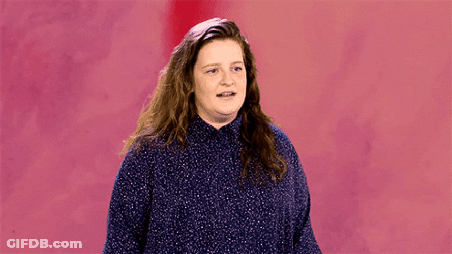 Frances Nodding Suddenly Head Down GIF