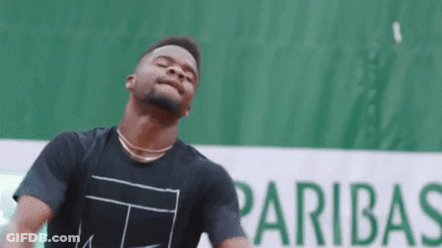 Francis Tiafoe Different Shots GIF