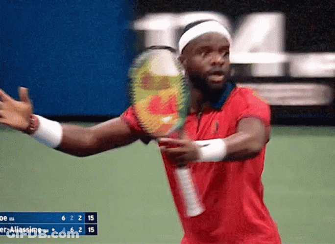 Francis Tiafoe Dramatic GIF