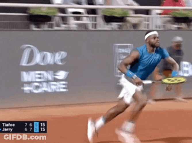 Francis Tiafoe Failed Shot GIF