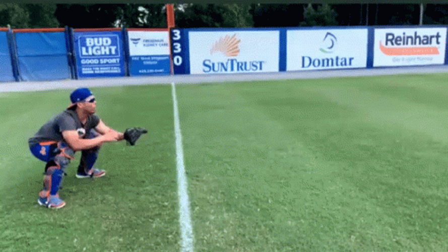 Francisco Alvarez Catching Baseball GIF