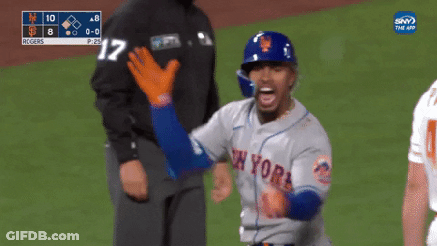 Francisco Lidor Cheering Wooo GIF
