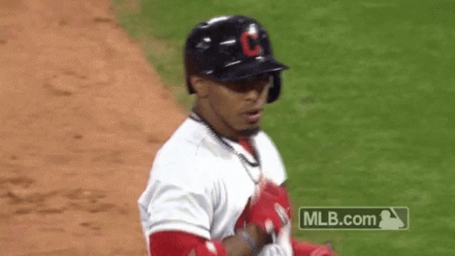 Francisco Lindor Kissing Hand GIF