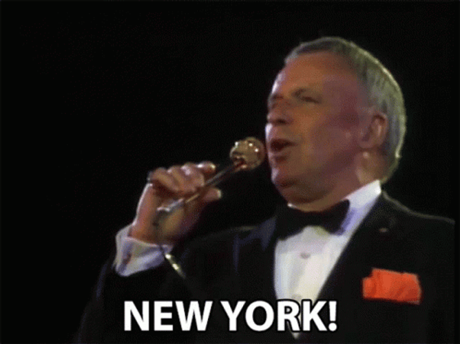 Frank Sinatra New York GIF