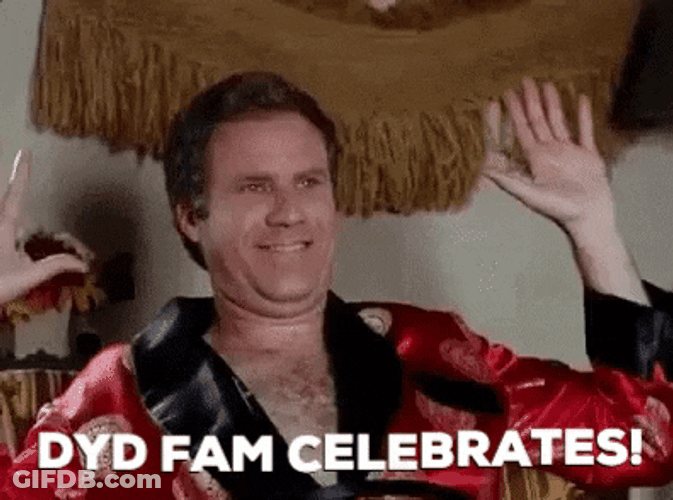 Frank The Tank Celebrating GIF