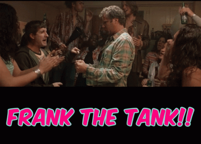 Frank The Tank Cheering Squad GIF