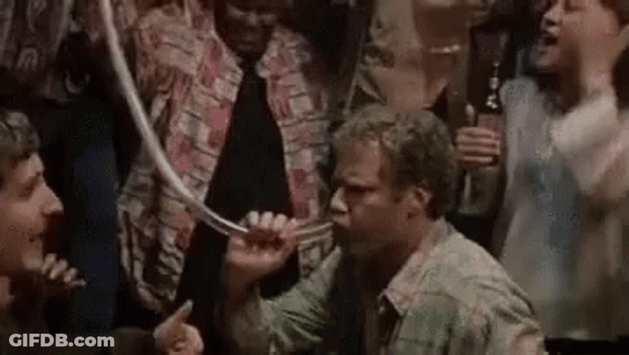 Frank The Tank Drinking Alcohol GIF