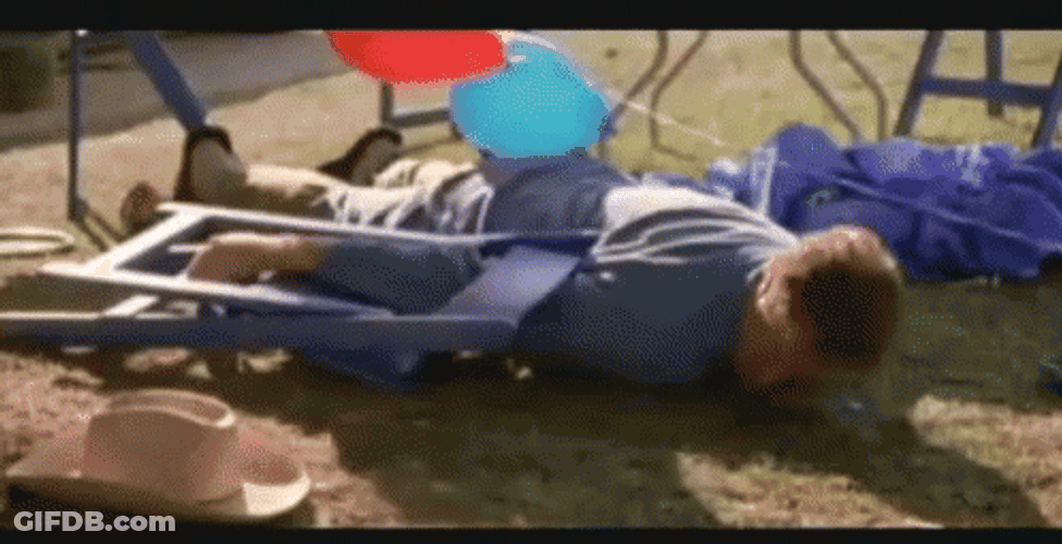 Frank The Tank Getting Injured GIF