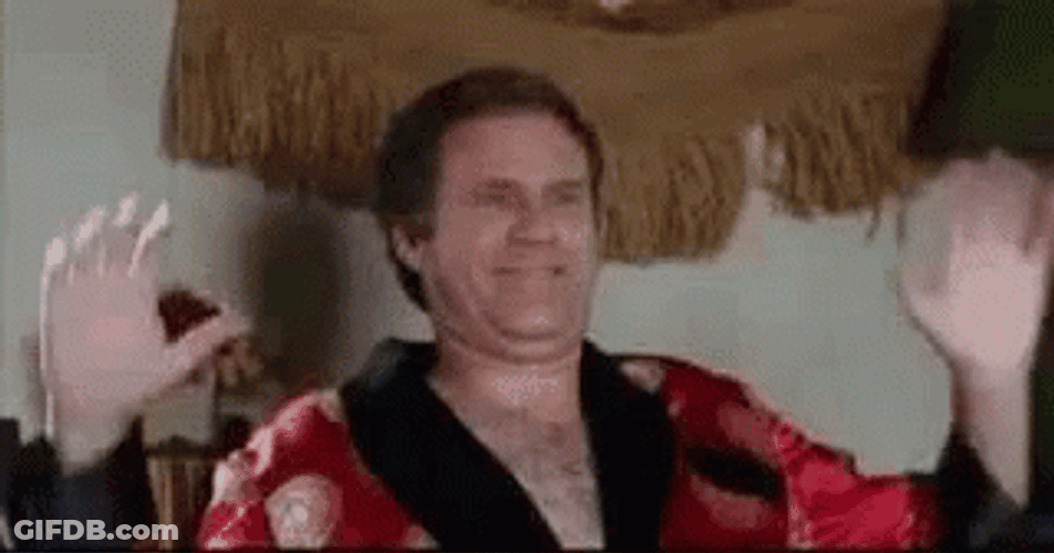 Frank The Tank Happy Yes GIF