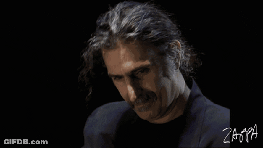 Frank Zappa Band Music Conductor GIF