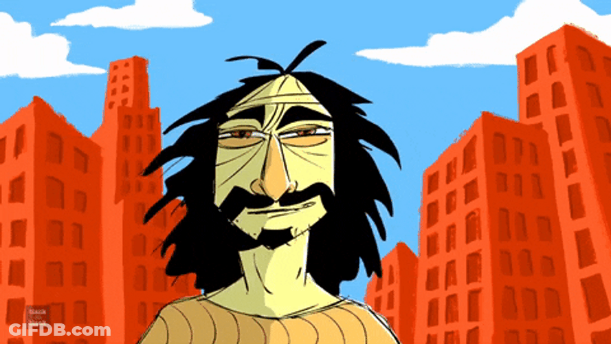 Frank Zappa Cartoon Pop Art GIF
