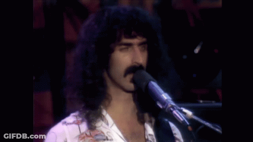 Frank Zappa Stinkfoot Drumming GIF