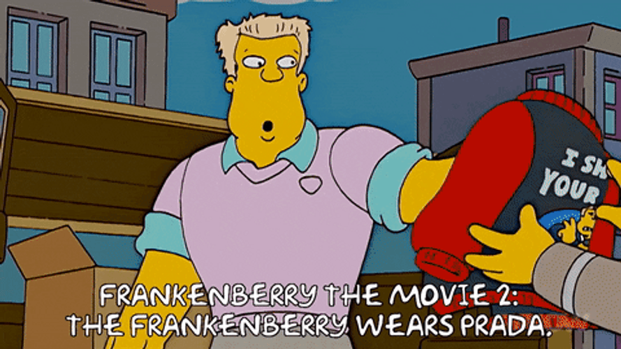 Frankenberry Wears Prada GIF