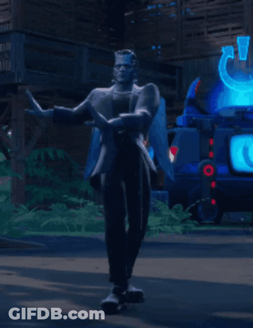 Frankenstein Harlem Dance Meme GIF