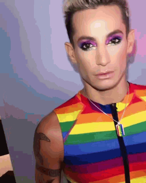 Frankie Grande Rainbow GIF