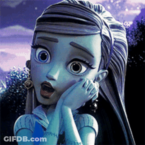 Frankie Stein Monster High Cute Pout GIF