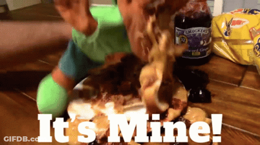 Frantic Hand Puppet It's Mine GIF