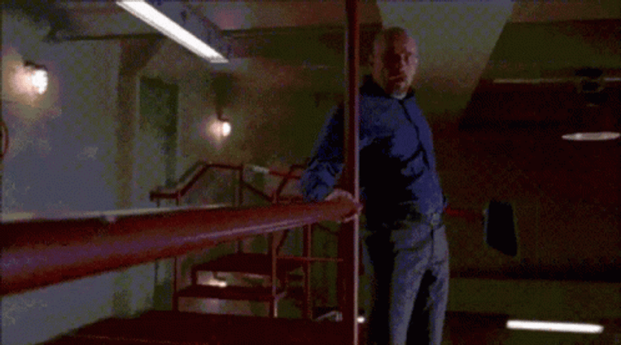 Frantic Walter White Falling On Floor GIF