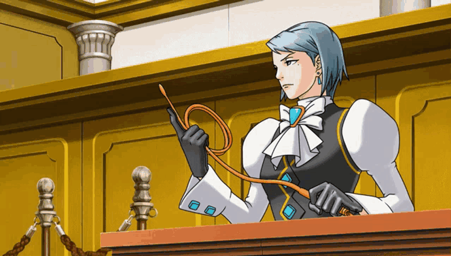 Franziska Ace Attorney GIF