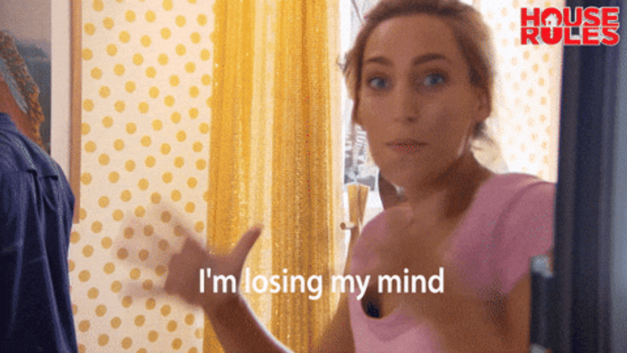 Frazzled Woman House Rules TV Series GIF