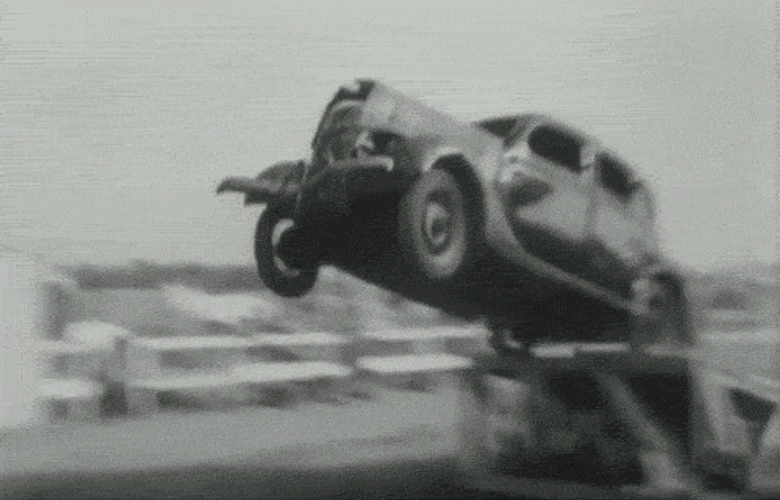 Freak Racing Car Crash GIF