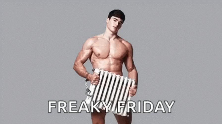 Freaky Friday Hot Man Pose GIF