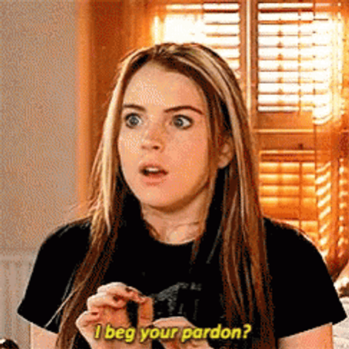 Freaky Friday Lindsay Lohan Surprised GIF
