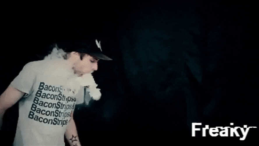 Freaky Smoke Blowing Formation GIF