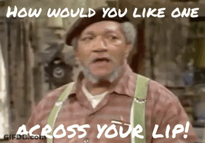Fred Sanford And Son Ready To Punch GIF