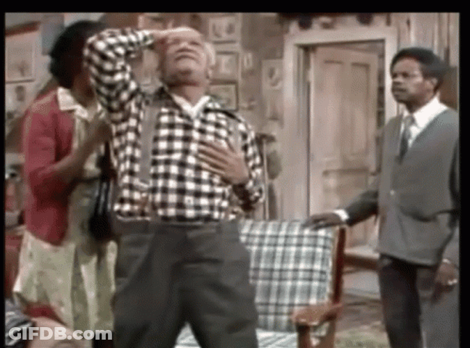 Fred Sanford Heart Attack GIF
