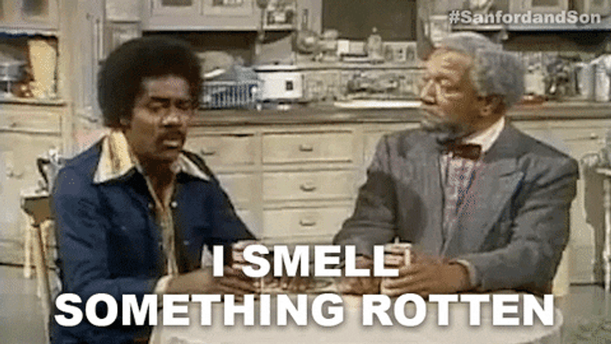 Fred Sanford I Smell Something Rotten GIF