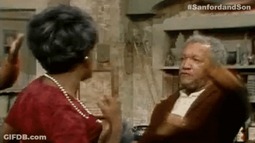 Fred Sanford Party Hard GIF