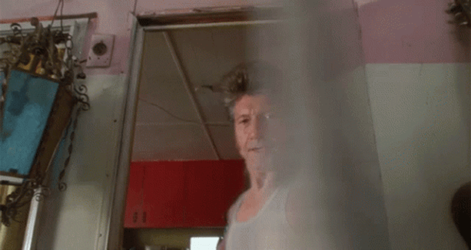 Fred Ward And Caroline Aaron Surprise Reaction GIF