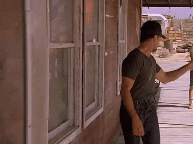 Fred Ward Heading To The Door GIF
