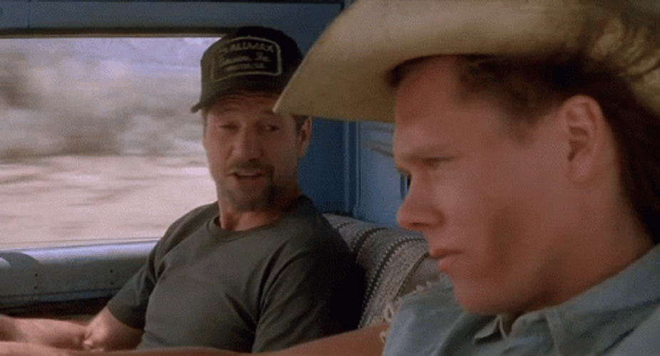 Fred Ward Saying Never Plan Ahead GIF