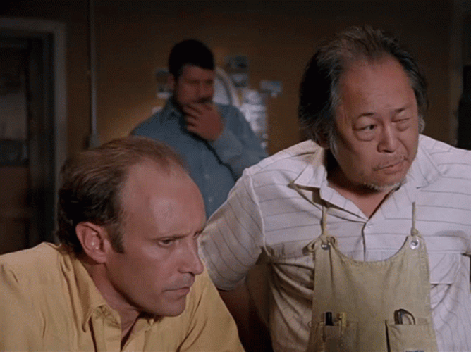 Fred Ward Thinking At The Back GIF