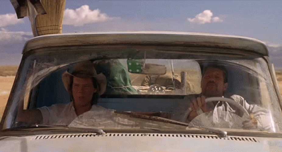 Fred Ward We Did It GIF
