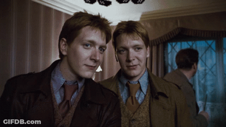 Fred Weasley Deal With It GIF