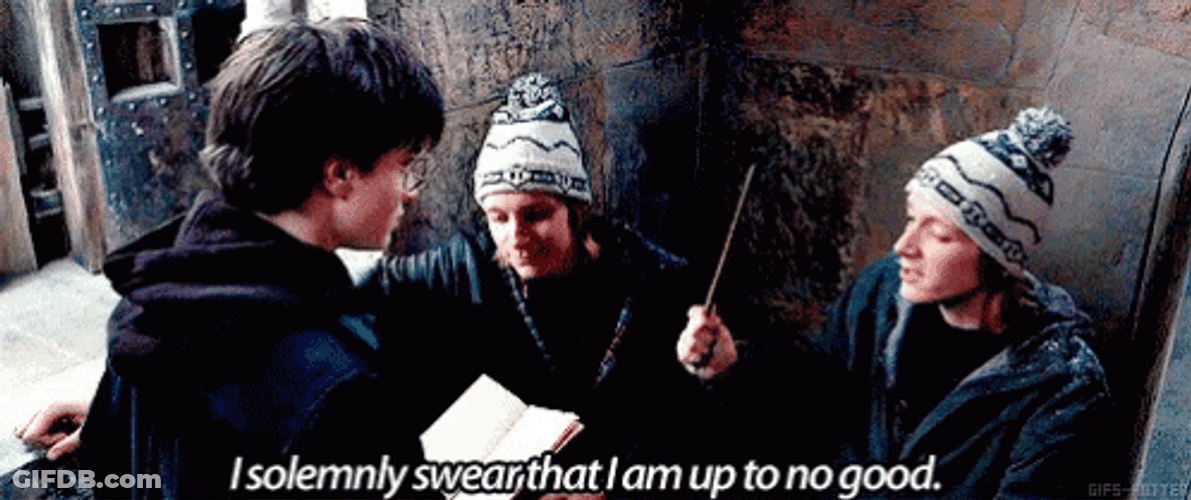 Fred Weasley I Am Up To No Good GIF