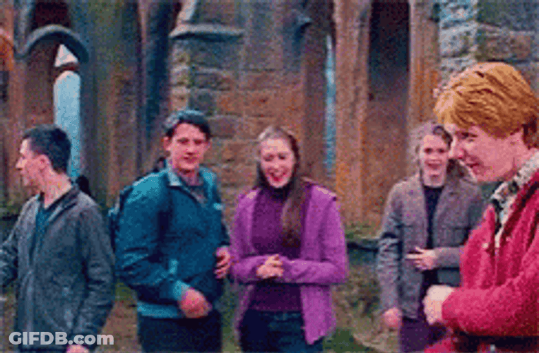 Fred Weasley Playing With Fireworks Stick GIF