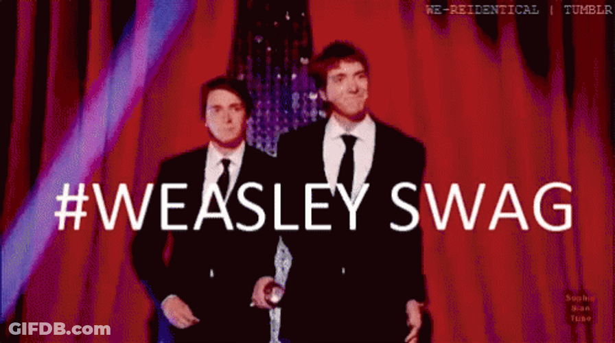 Fred Weasley Swag GIF