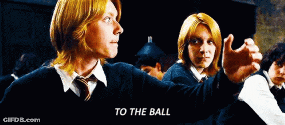Fred Weasley To The Ball GIF