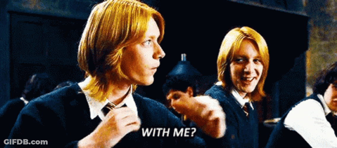 Fred Weasley With Me GIF
