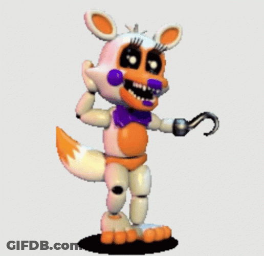 Fredbear Dancing Lolbit Wiggle GIF