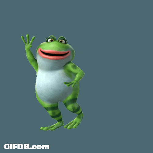 Fredbear Dancing Nanette The Frog GIF